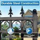 14x6 ft Steel Sliding Driveway Gate
