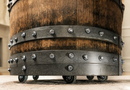 Whiskey & Wine Barrel Coffee Table Set — 2 Chairs