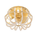 13" Farmhouse DC Motor Flush Mount Reversible Ceiling Fan with Lighting and Remote Control