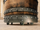Whiskey & Wine Barrel Modern Table Set — Table and Chairs, Reclaimed Oak