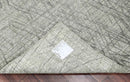 4x6 Tone on Tone Gray Hand Knotted 100% Wool Modern & Contemporary Oriental Area Rug