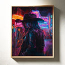 Cowgirl Noir in Neon Lights
