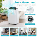13000 BTU Portable 4-in-1 Air Conditioner with App and Voice Control-White by LJGDeals