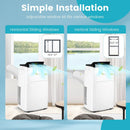 13000 BTU Portable 4-in-1 Air Conditioner with App and Voice Control-White by LJGDeals