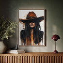 Midnight Dust – Western Cowgirl Wall Art