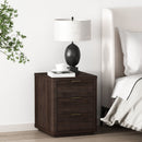 Evelyn - Nightstand With 3 Drawers, Smooth Rounded Edges by HouseOfZazla