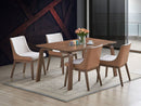 Ginny - 5 Piece With Side Chairs Dining Room Set - Walnut by Unique Piece Furniture