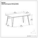 Hunter - Square Tabletop Dining Table by HouseOfZazla