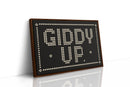 Giddy Up Western Typography
