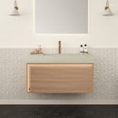 NYAH 36'' Bathroom Vanity & Sink - Floating Ultra-Slim Grille Design by HouseOfZazla