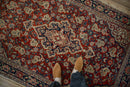 4x7 Vintage Sarouk Rug