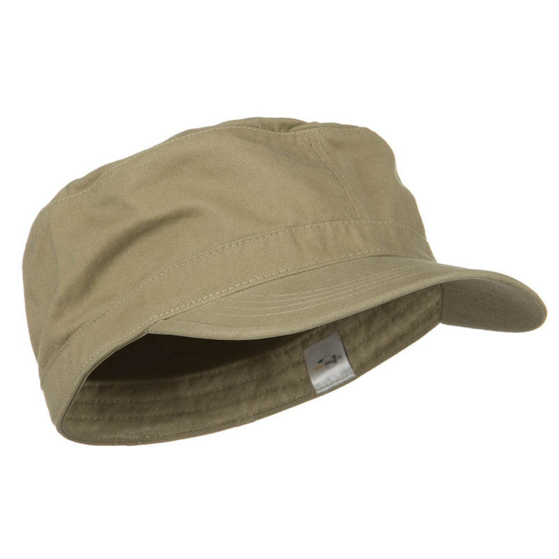 Big Size Cotton Fitted Military Cap