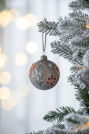 Glass Decorative Hanging Ball Christmas Tree Ornaments For Holiday Party Decorations by HouseOfZazla