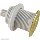 Air Button - 1-5/16" hole size Polished Brass