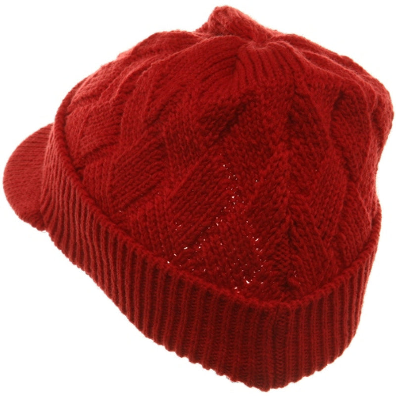 Acrylic Plain Beanie Visor