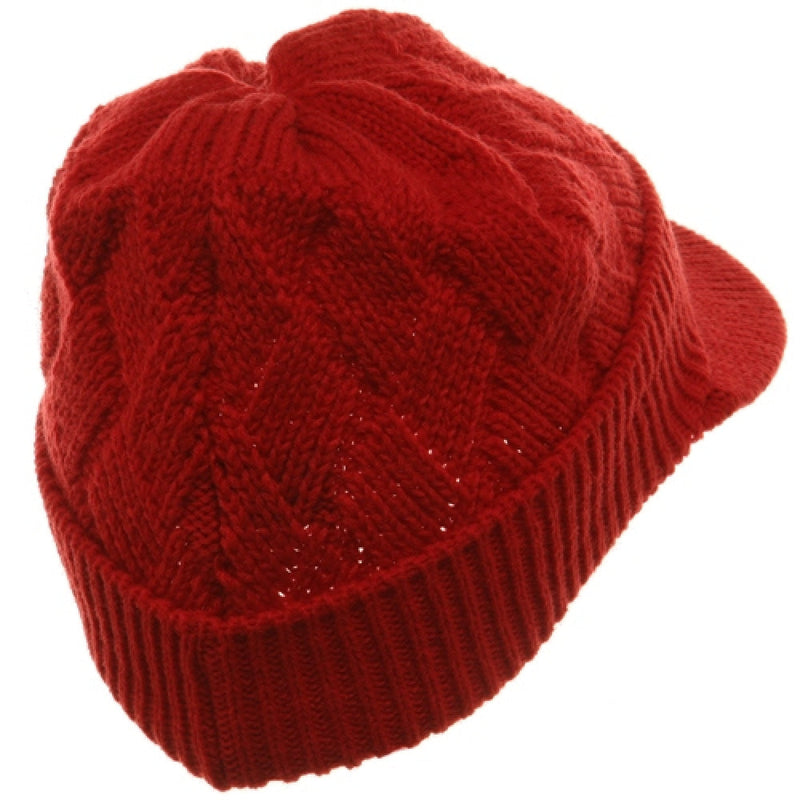 Acrylic Plain Beanie Visor