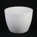 5-Piece White Plastic Planter Pot Set – Modern Round Design by Florinia