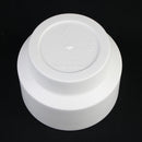 3-Piece White Plastic Planter Pot Set – Modern Pedestal Base