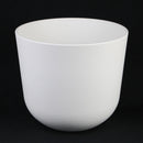 4-Piece White Plastic Round Planter Pot Set – Minimalist Modern Design
