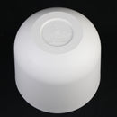 4-Piece White Plastic Round Planter Pot Set – Minimalist Modern Design