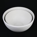 2-Piece White Plastic Planter Bowls – Modern Minimalist Design