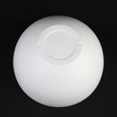 2-Piece White Plastic Planter Bowls – Modern Minimalist Design