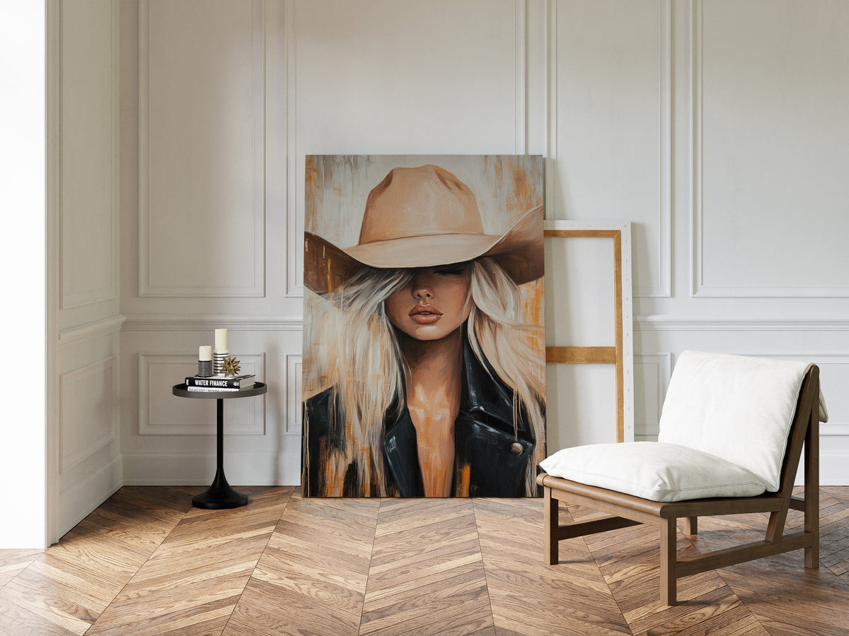 Whiskey & Wild Honey, installed in a room