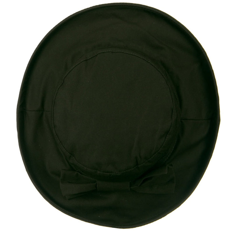 Waxed Cotton Canvas Ladies Wide Brim Bucket Hat