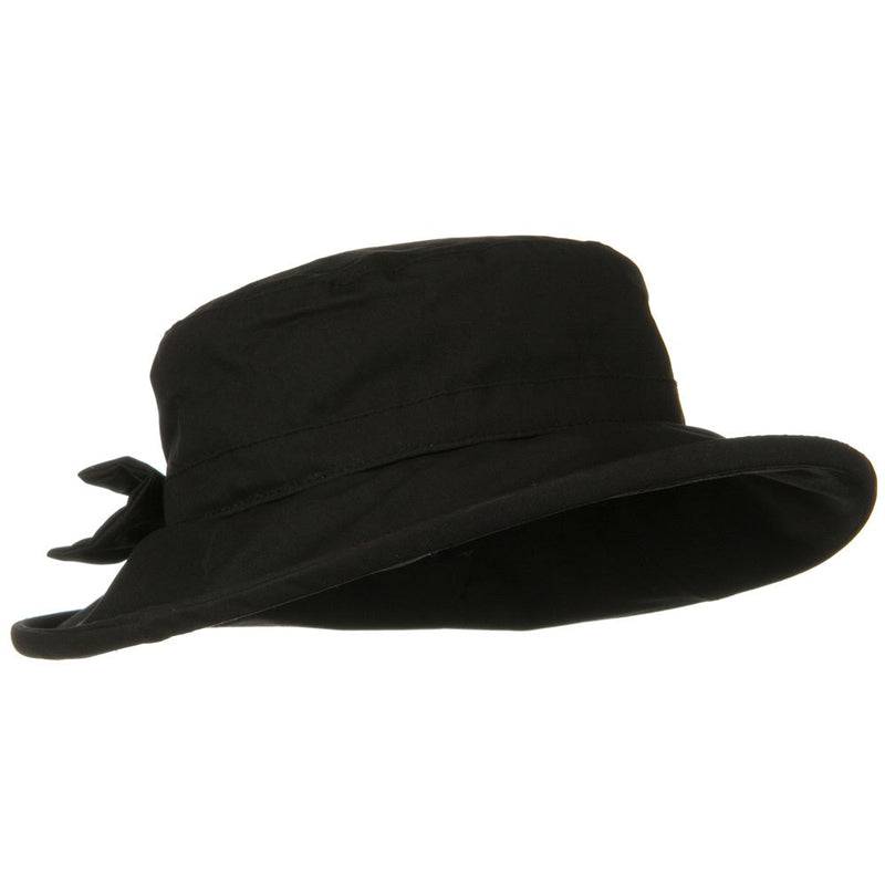 Waxed Cotton Canvas Ladies Wide Brim Bucket Hat