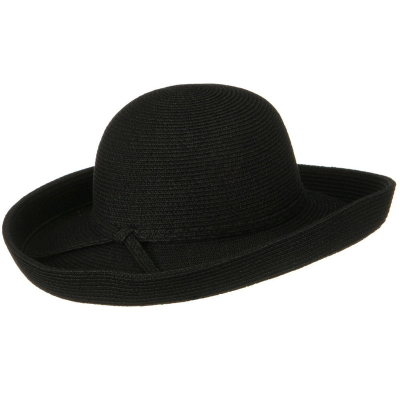 UPF 50+ Cotton Paper Braid Large Kettle Brim Hat