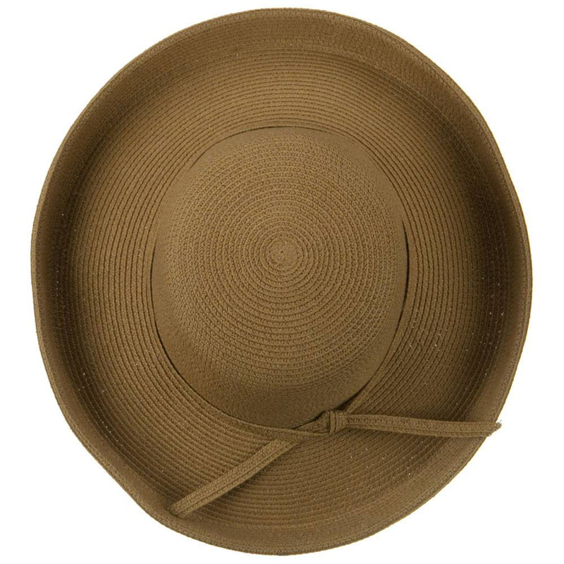 UPF 50+ Cotton Paper Braid Large Kettle Brim Hat