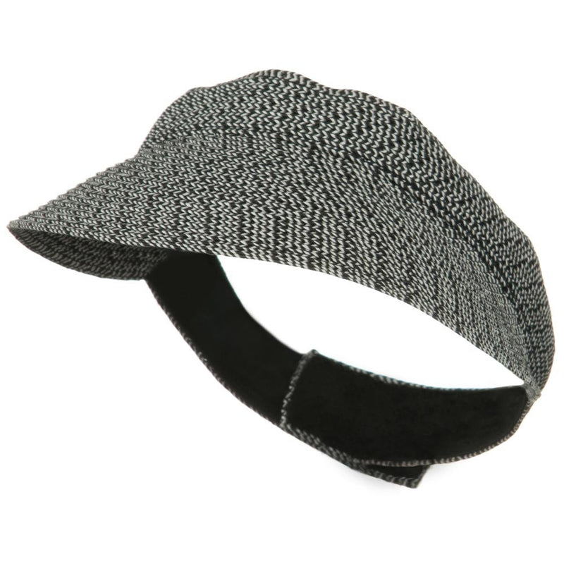 UPF 50+ Tweed Regular Brim Velcrorized Visor