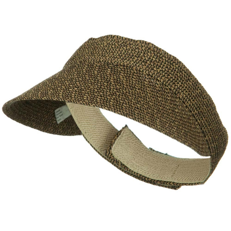 UPF 50+ Tweed Regular Brim Velcrorized Visor