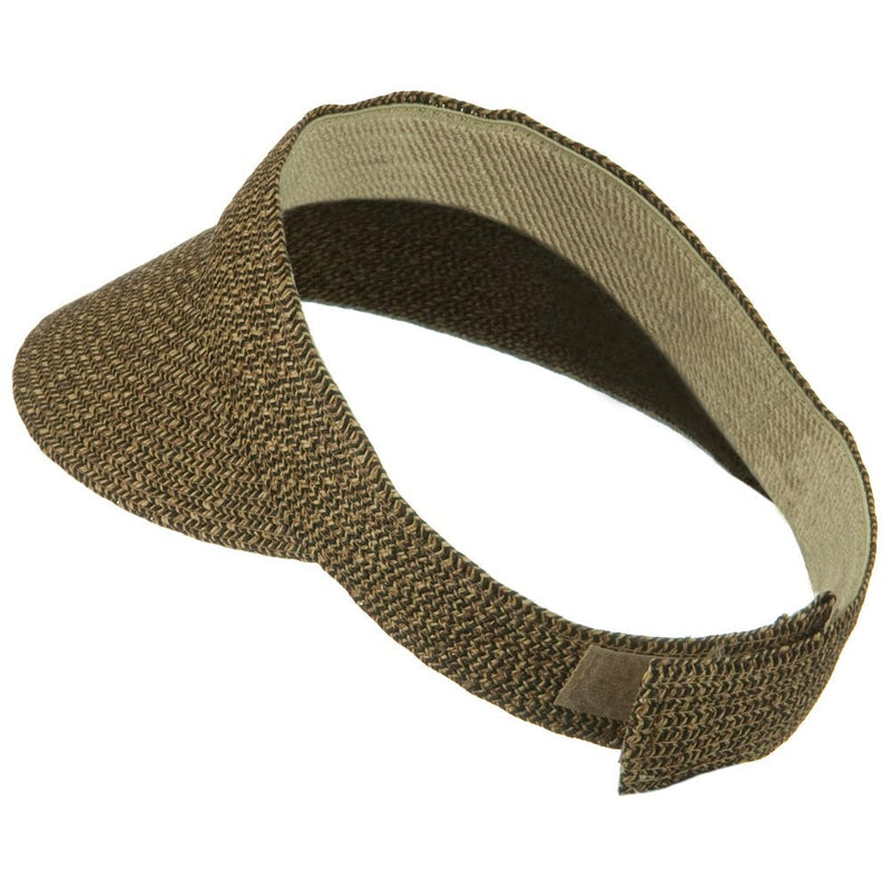 UPF 50+ Tweed Regular Brim Velcrorized Visor