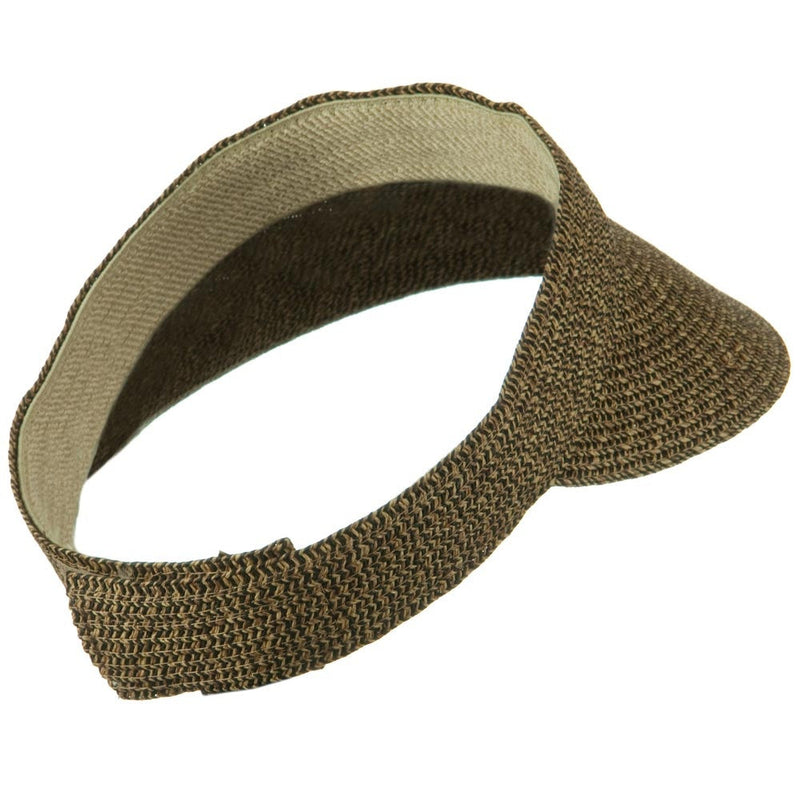 UPF 50+ Tweed Regular Brim Velcrorized Visor