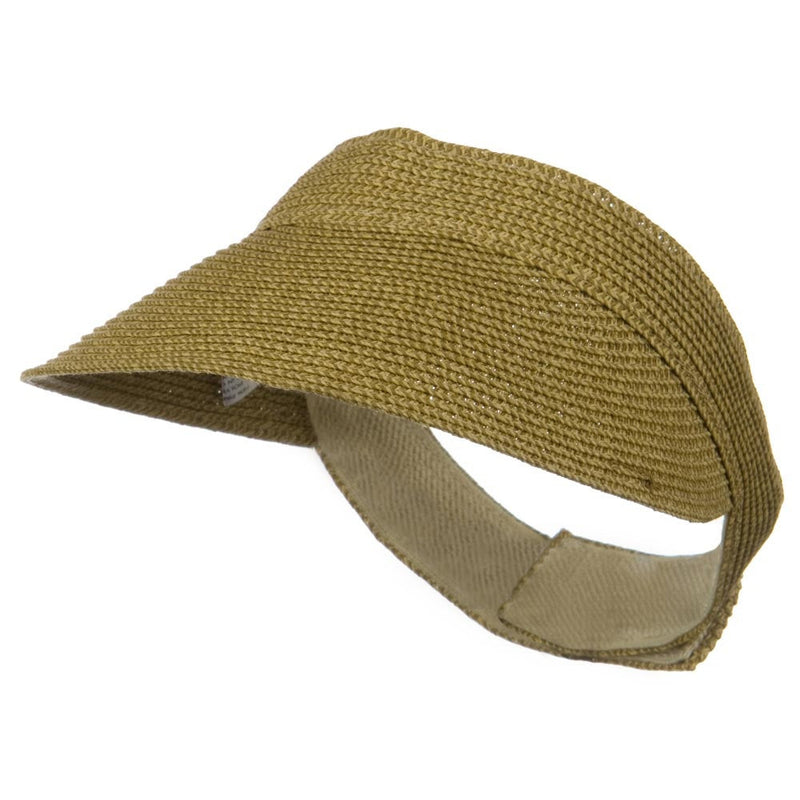 UPF 50+ Tweed Regular Brim Velcrorized Visor