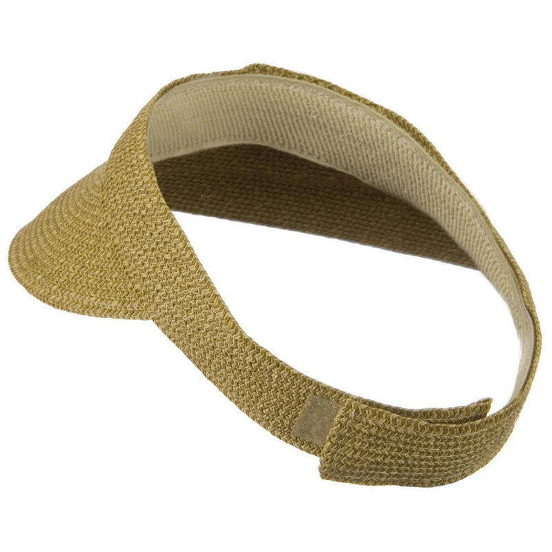UPF 50+ Tweed Regular Brim Velcrorized Visor