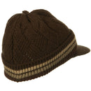 Acrylic Rasta Beanie Visor