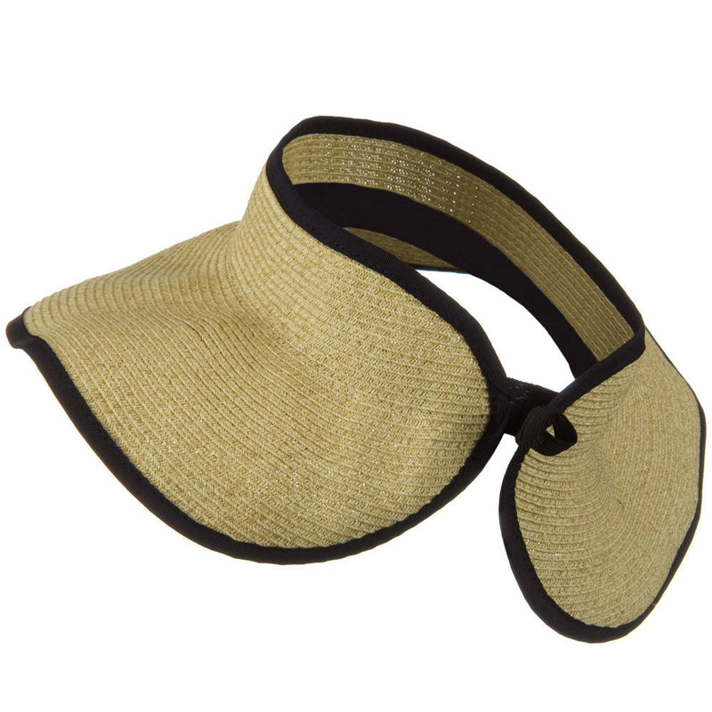 UPF50+ Tweed Roll Up Visor