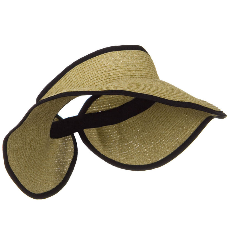 UPF50+ Tweed Roll Up Visor