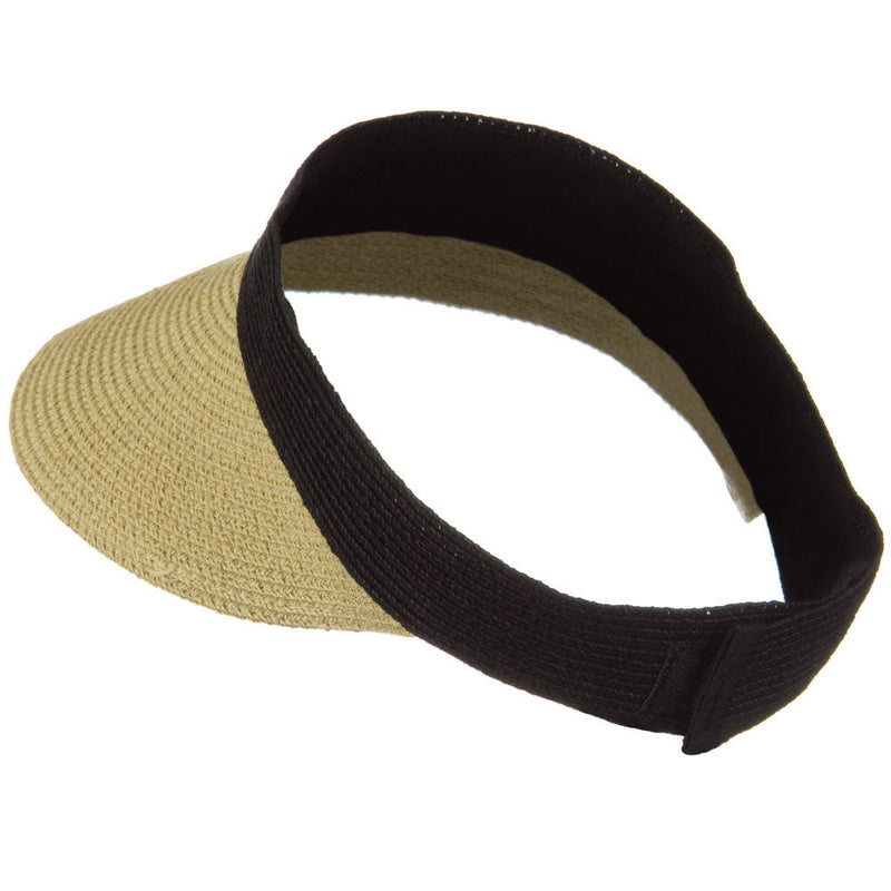 UPF50+ Regular Brim Velcrorized Back Visor