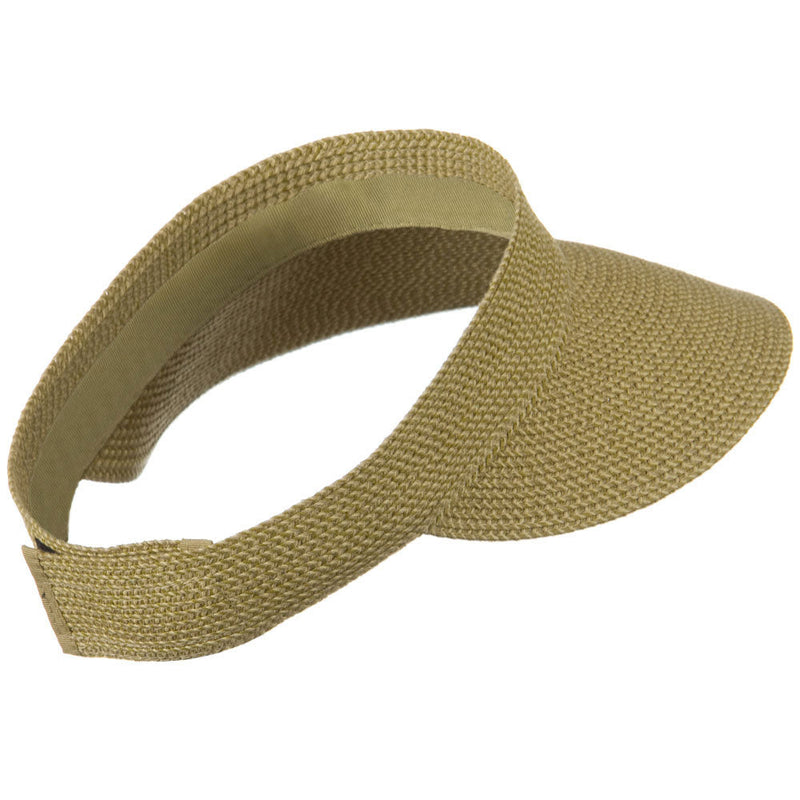 UPF50+ Regular Brim Velcrorized Back Visor