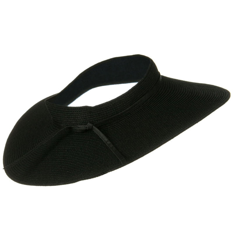 UPF50+ Crownless 4 Inch Wide Brim Visor