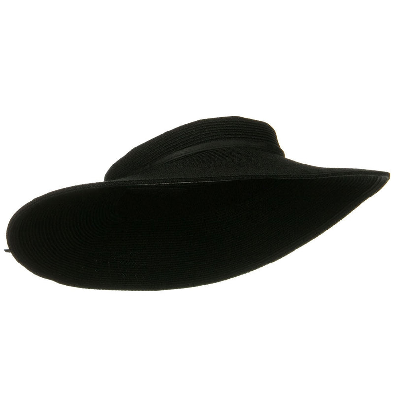 UPF50+ Crownless 4 Inch Wide Brim Visor