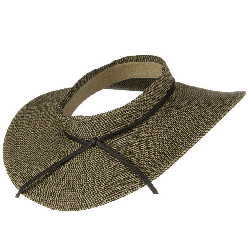 UPF50+ Crownless 4 Inch Wide Brim Visor