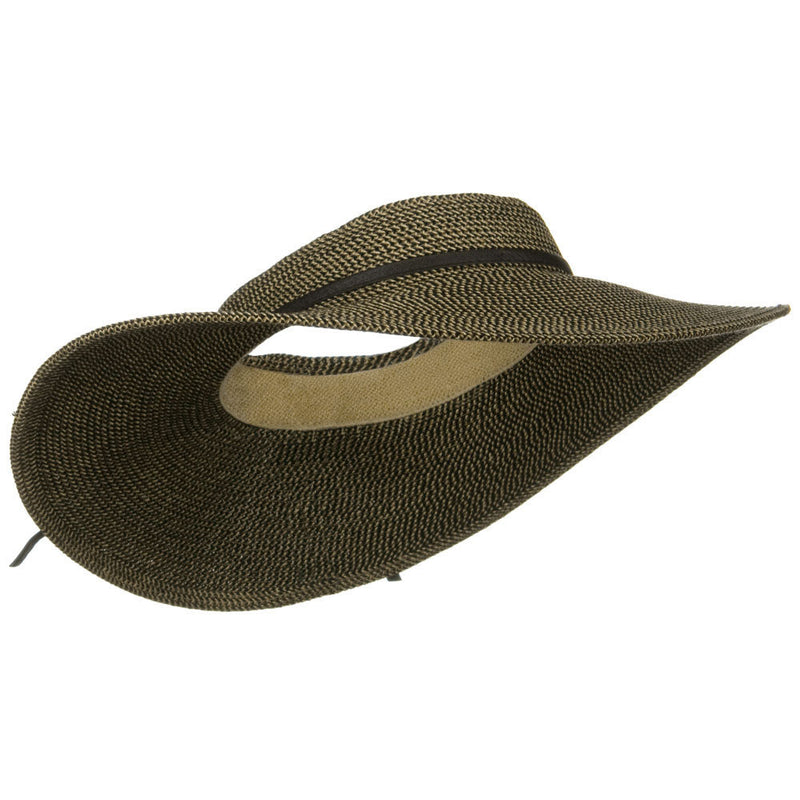 UPF50+ Crownless 4 Inch Wide Brim Visor