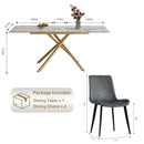 Modern Expandable Dining Table With Retractable Leaf With Chairs by HouseOfZazla