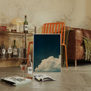 Rising Cloud Beneath Deep Sky