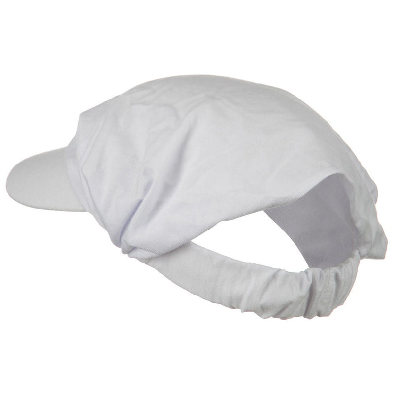 Cotton Convertible Elastic Band Visor