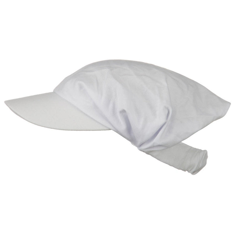 Cotton Convertible Elastic Band Visor